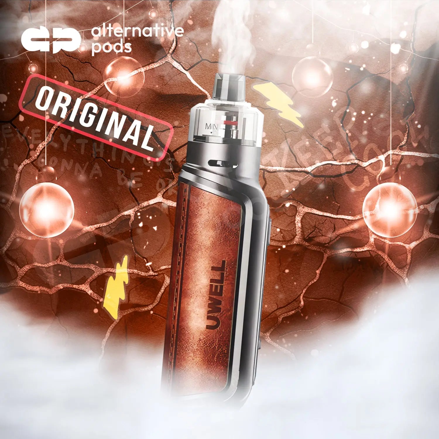 Uwell Aeglos P1 80W 18650 Pod Mod Starter Kit With Refillable 4ML Pod - Alternative pods | Online Vape & Smoke Shop