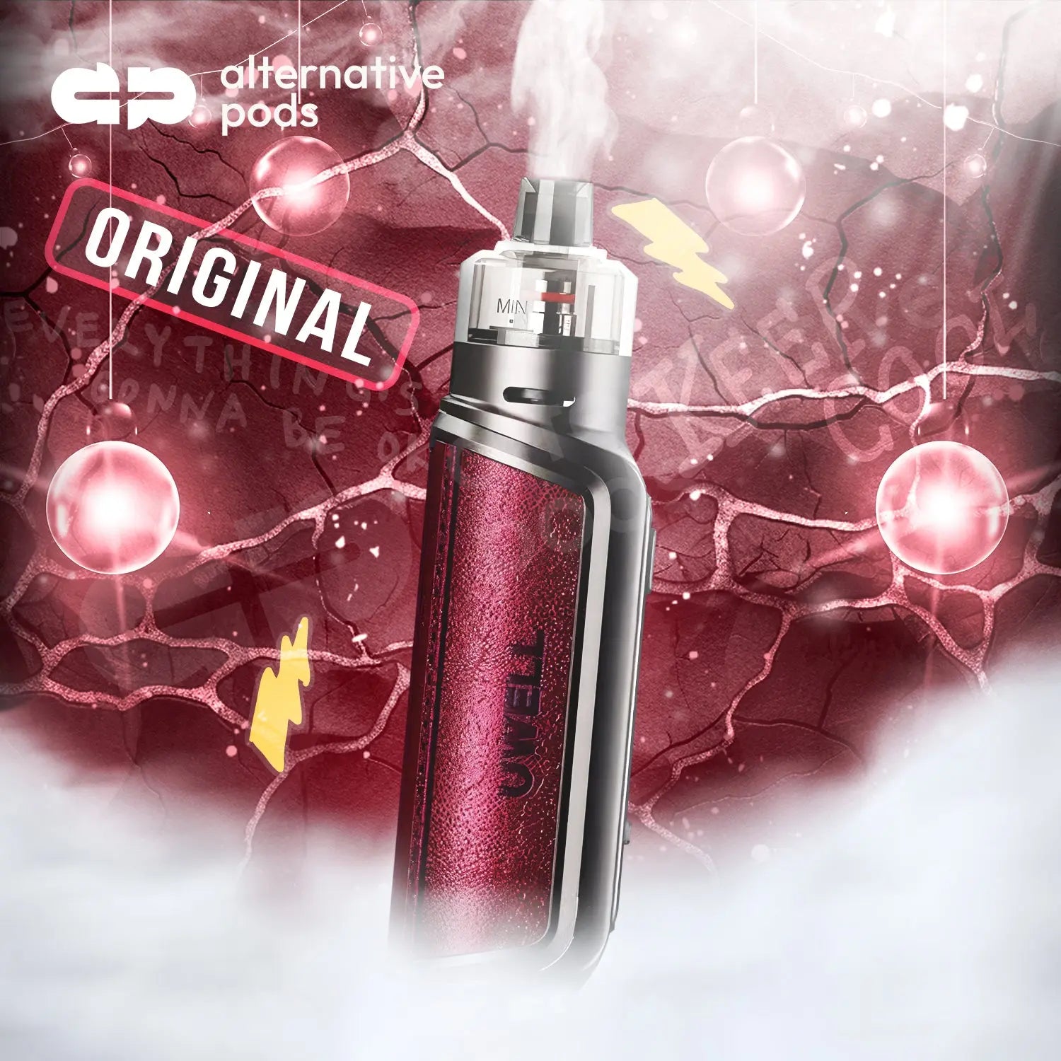 Uwell Aeglos P1 80W 18650 Pod Mod Starter Kit With Refillable 4ML Pod - Alternative pods | Online Vape & Smoke Shop