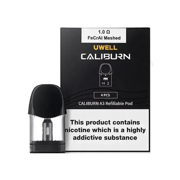 Uwell CALIBURN A3 2ML Refillable Replacement Pods - Alternative pods | Online Vape & Smoke Shop