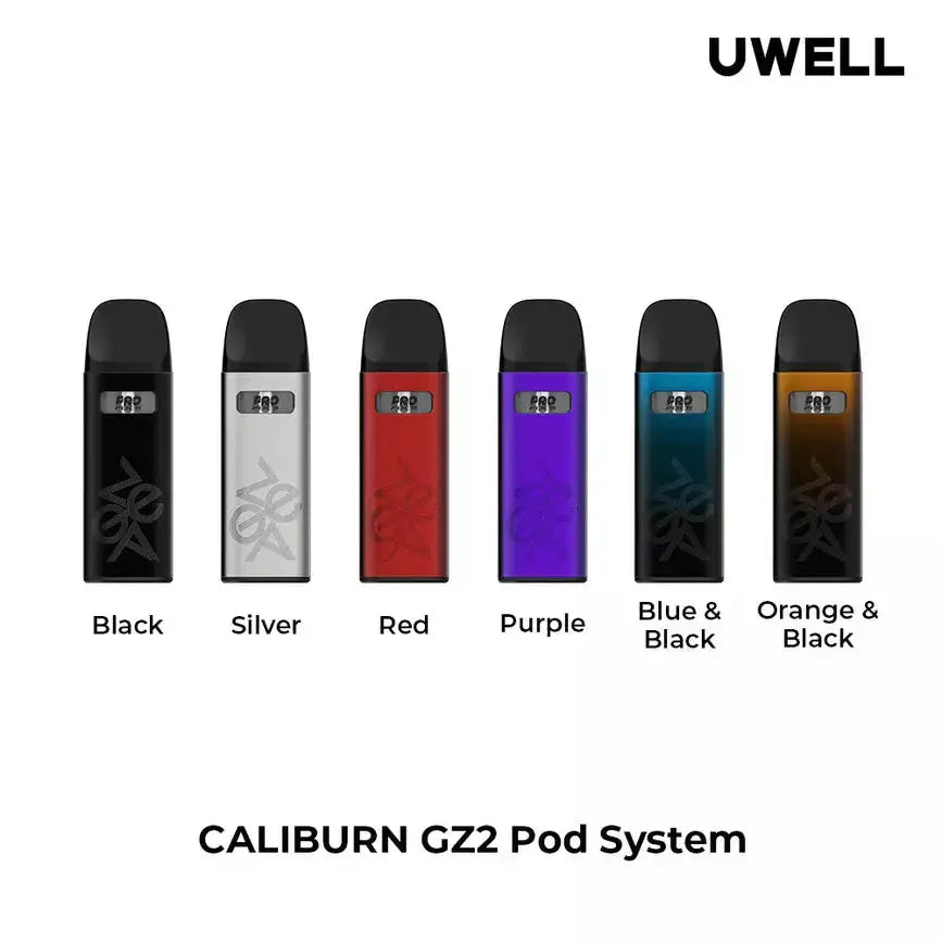 Uwell Caliburn GZ2 850mAh Pod System Starter Kit With Refillable 2ML Caliburn G2 Empty Cartridge Pod - Alternative pods | Online Vape & Smoke Shop