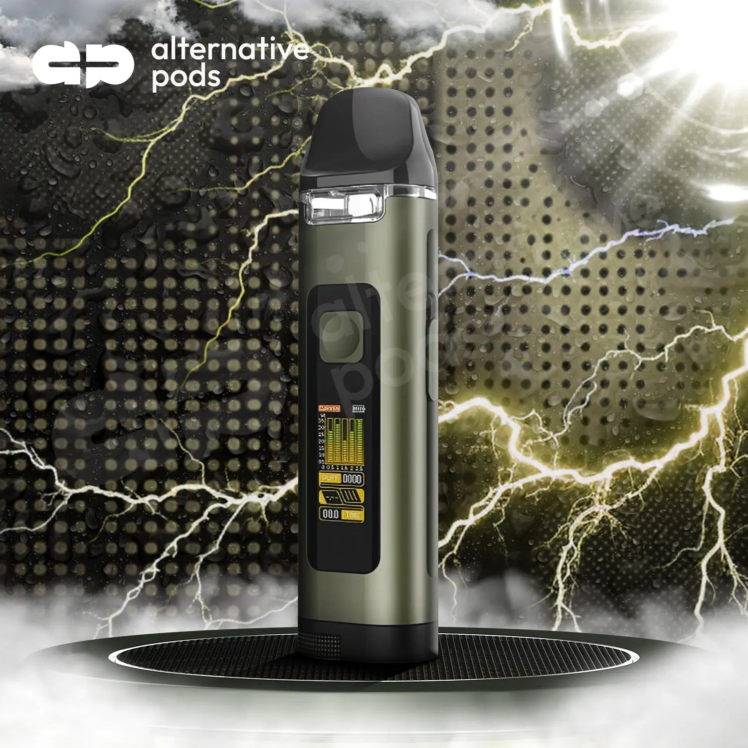 Uwell Crown D 1100mAh Pod Mod Starter Kit With Refillable 3ML Cartridge Pod - Alternative pods | Online Vape & Smoke Shop