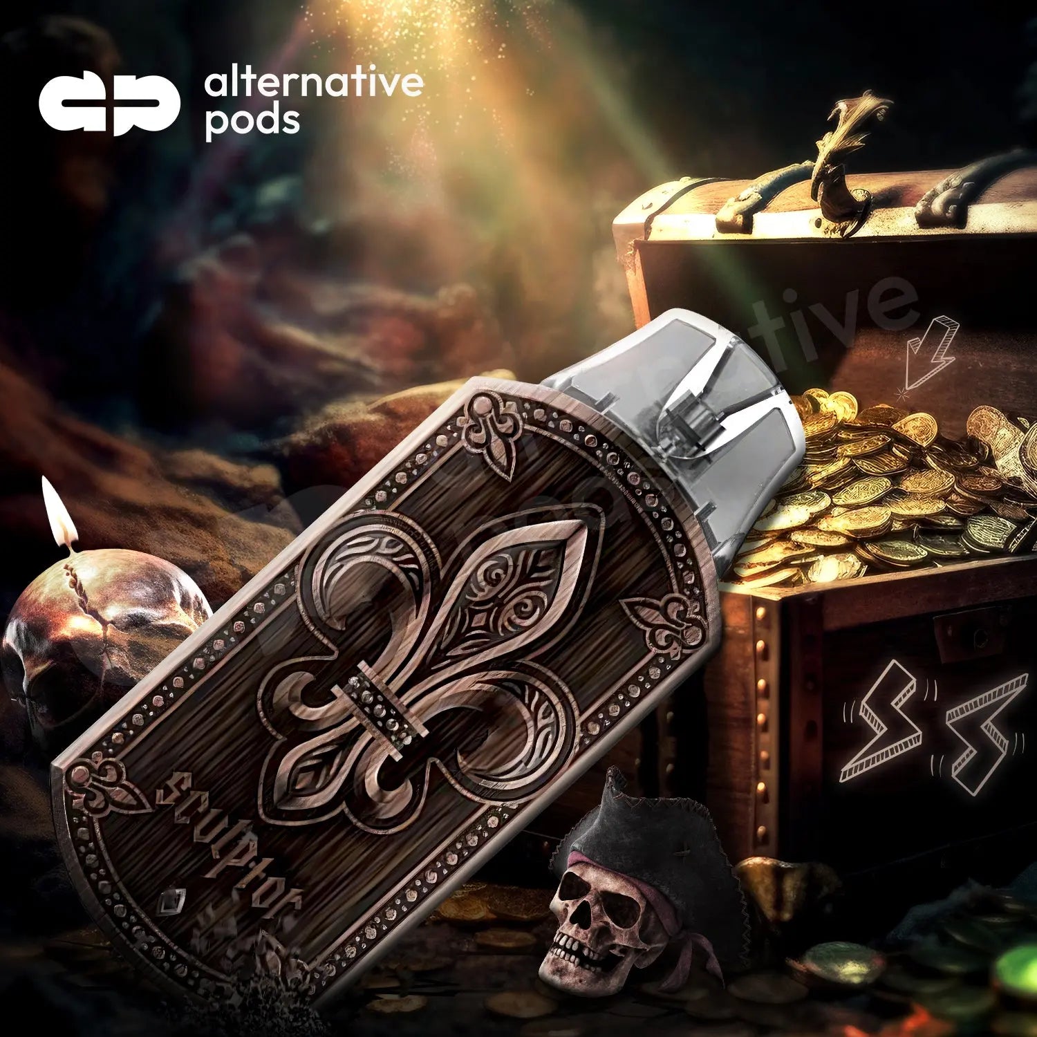 Uwell Sculptor 370mAh Pod System Starter Kit With 2 x 1.6ML Refillable Pod - Alternative pods | Online Vape & Smoke Shop