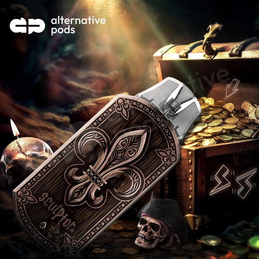 Uwell Sculptor 370mAh Pod System Starter Kit With 2 x 1.6ML Refillable Pod - Alternative pods | Online Vape & Smoke Shop