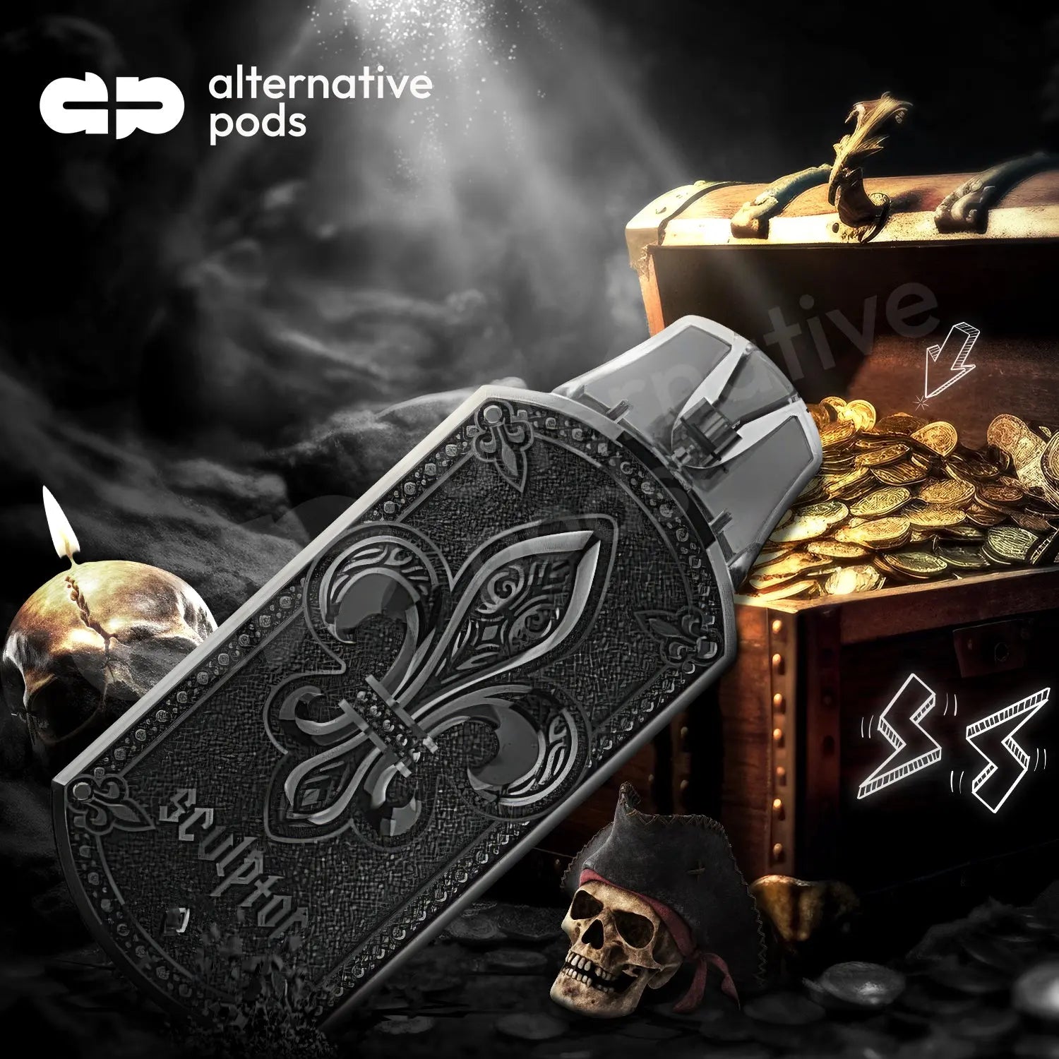 Uwell Sculptor 370mAh Pod System Starter Kit With 2 x 1.6ML Refillable Pod - Alternative pods | Online Vape & Smoke Shop