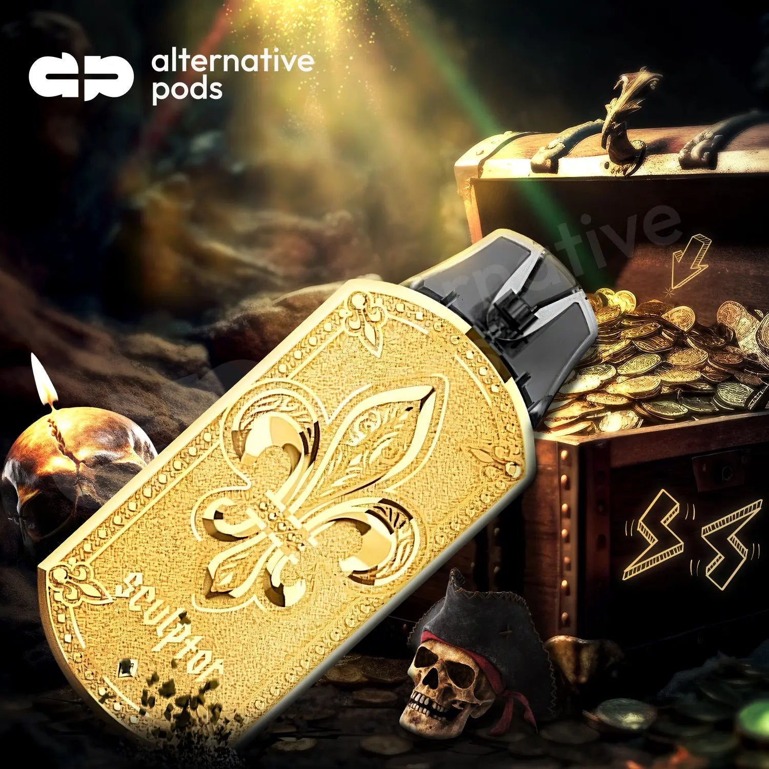 Uwell Sculptor 370mAh Pod System Starter Kit With 2 x 1.6ML Refillable Pod - Alternative pods | Online Vape & Smoke Shop