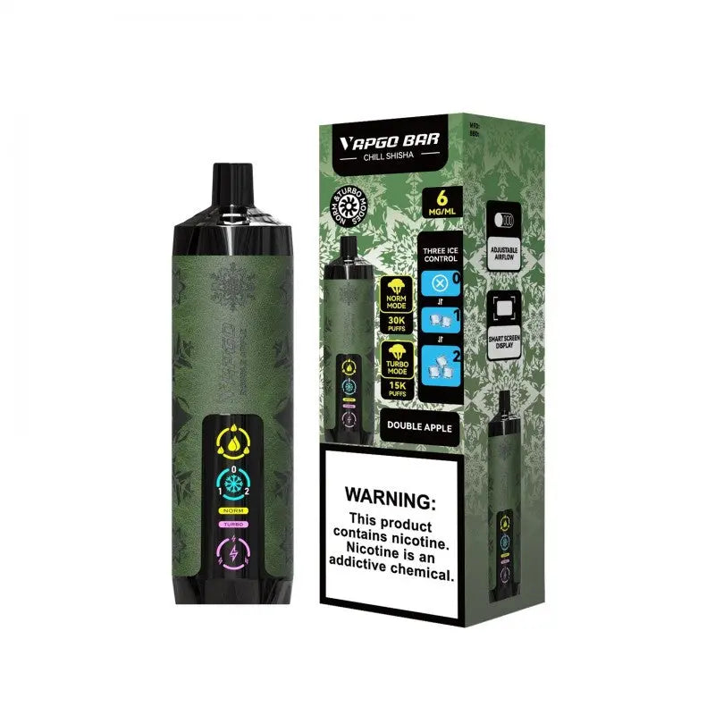 VAPGO Bar Chill Shisha 30K - Double Apple 