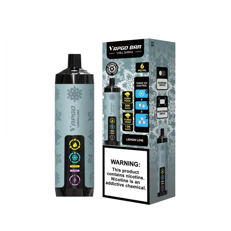 VAPGO Bar Chill Shisha 30K - Lemon Lime 