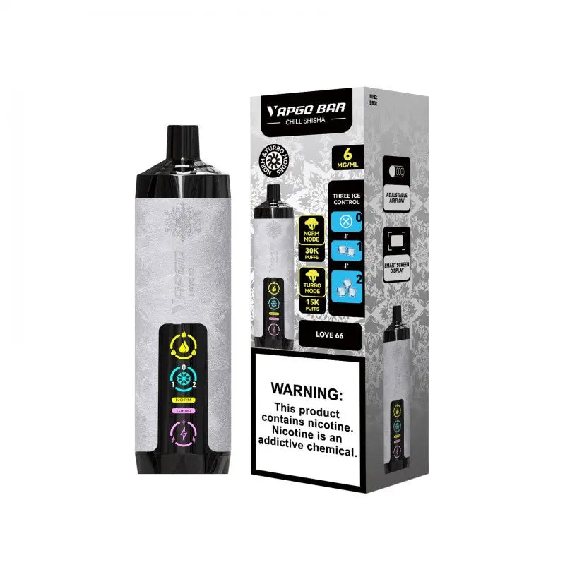 VAPGO Bar Chill Shisha 30K - Love 66
