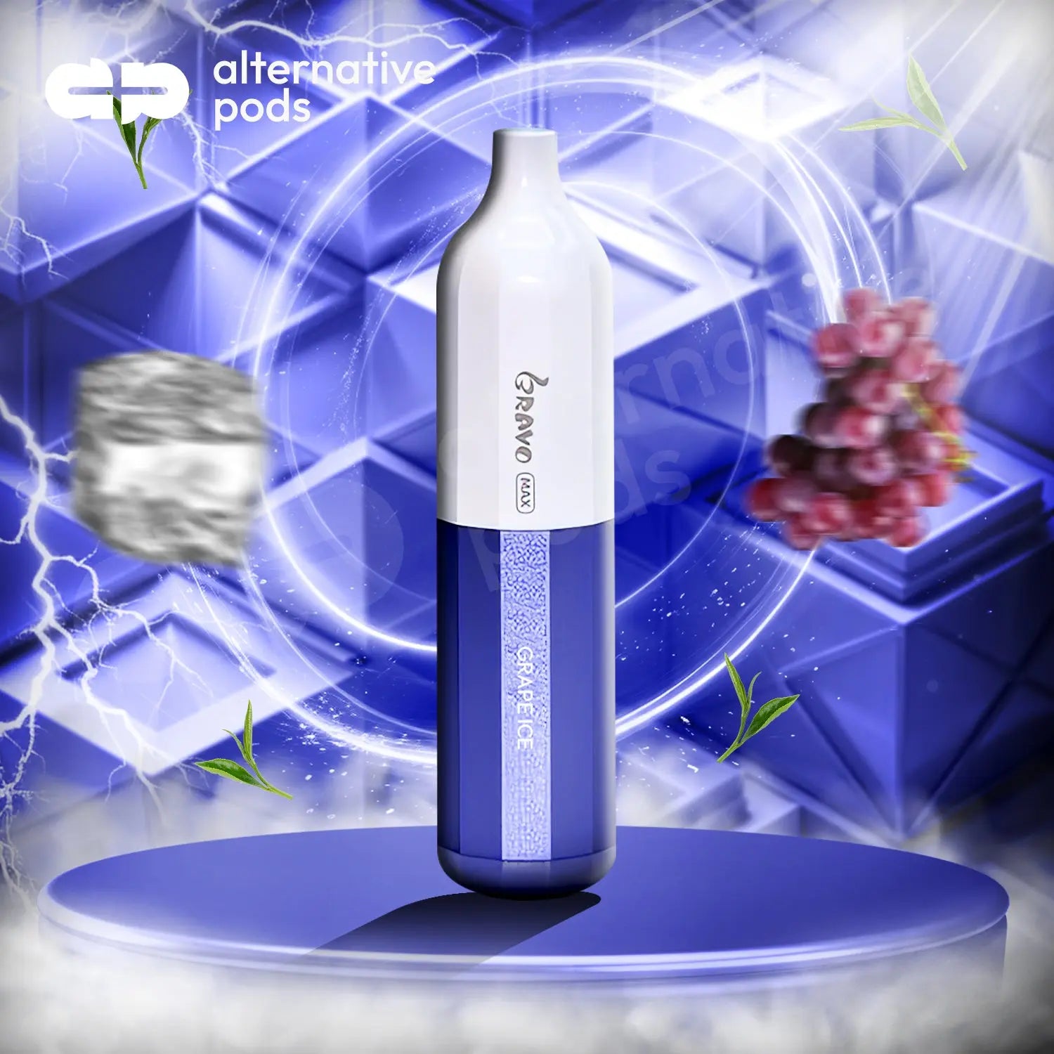 VFUN BRAVO MAX Disposable Vape - Grape Ice 