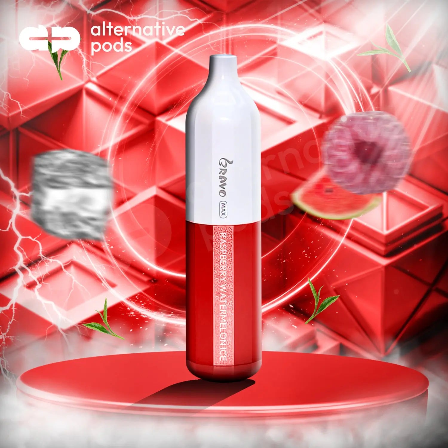 VFUN BRAVO MAX Disposable Vape - Raspberry Watermelon Ice 