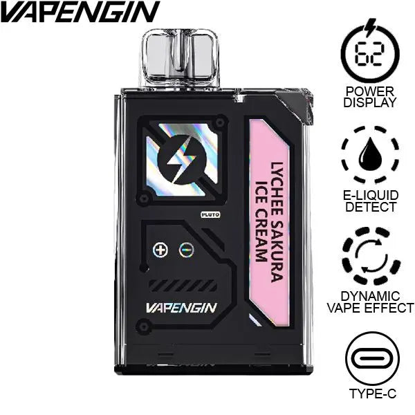 Vapengin Pluto 7500 Disposable Vape -Lychee Sakura Ice Cream 