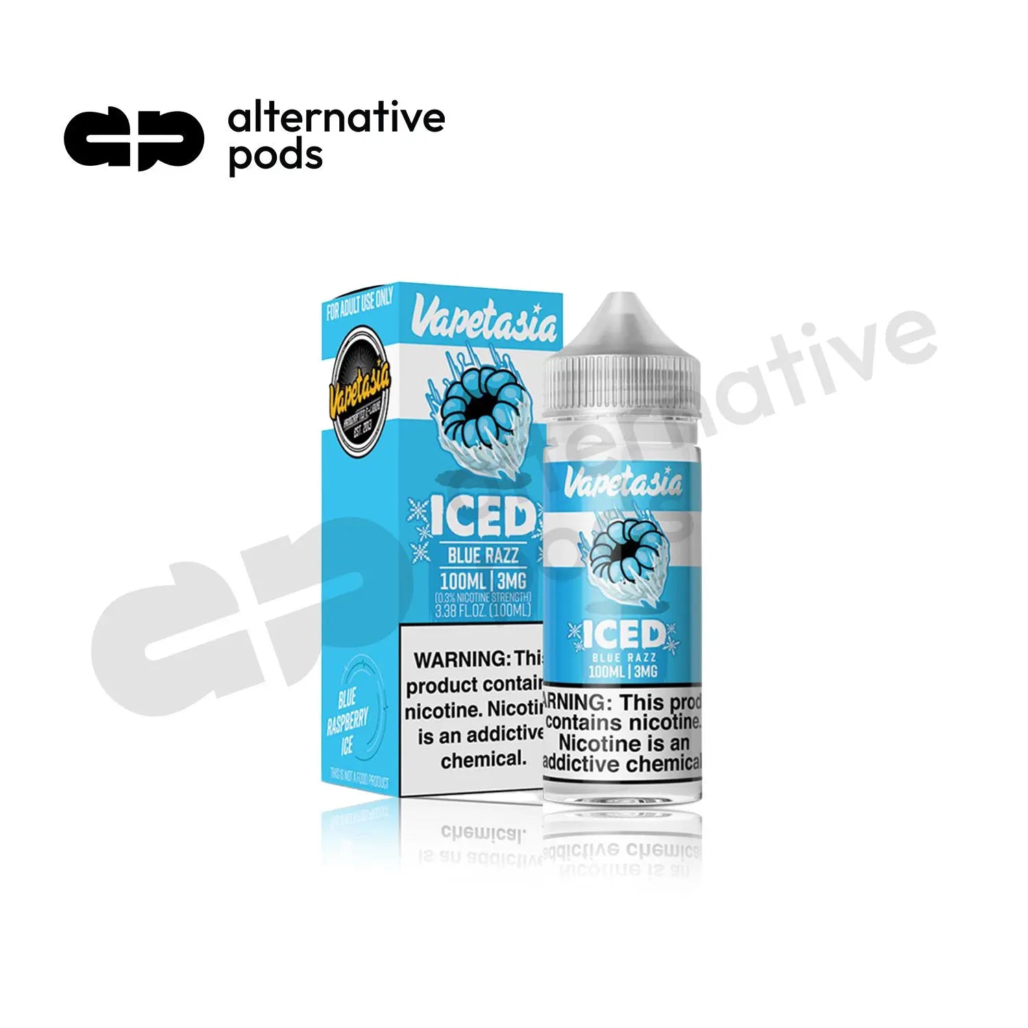 Vapetasia ICED Synthetic Nicotine E-Liquid 100ML - Alternative pods | Online Vape & Smoke Shop