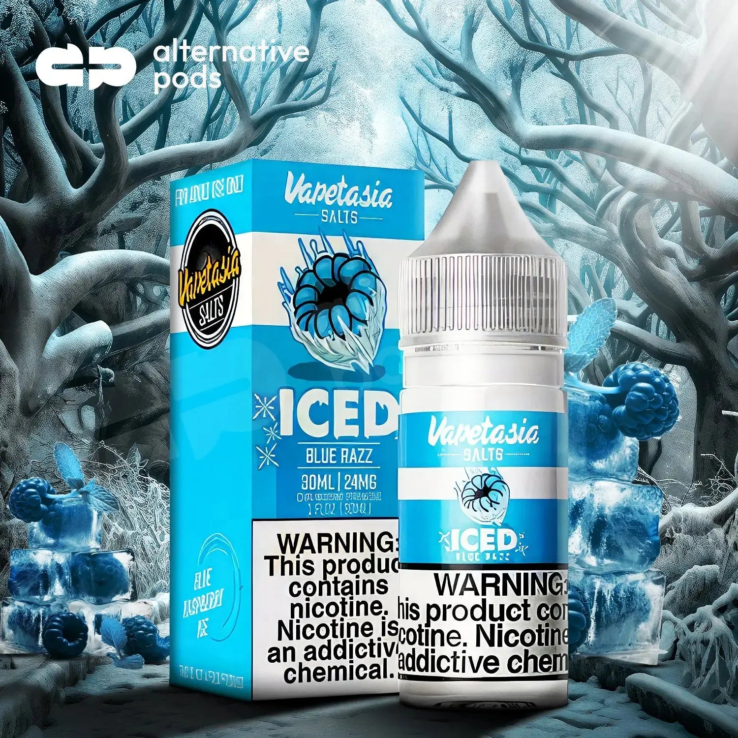 Vapetasia ICED Synthetic Nicotine Salt E-Liquid 30ML - Alternative pods | Online Vape & Smoke Shop