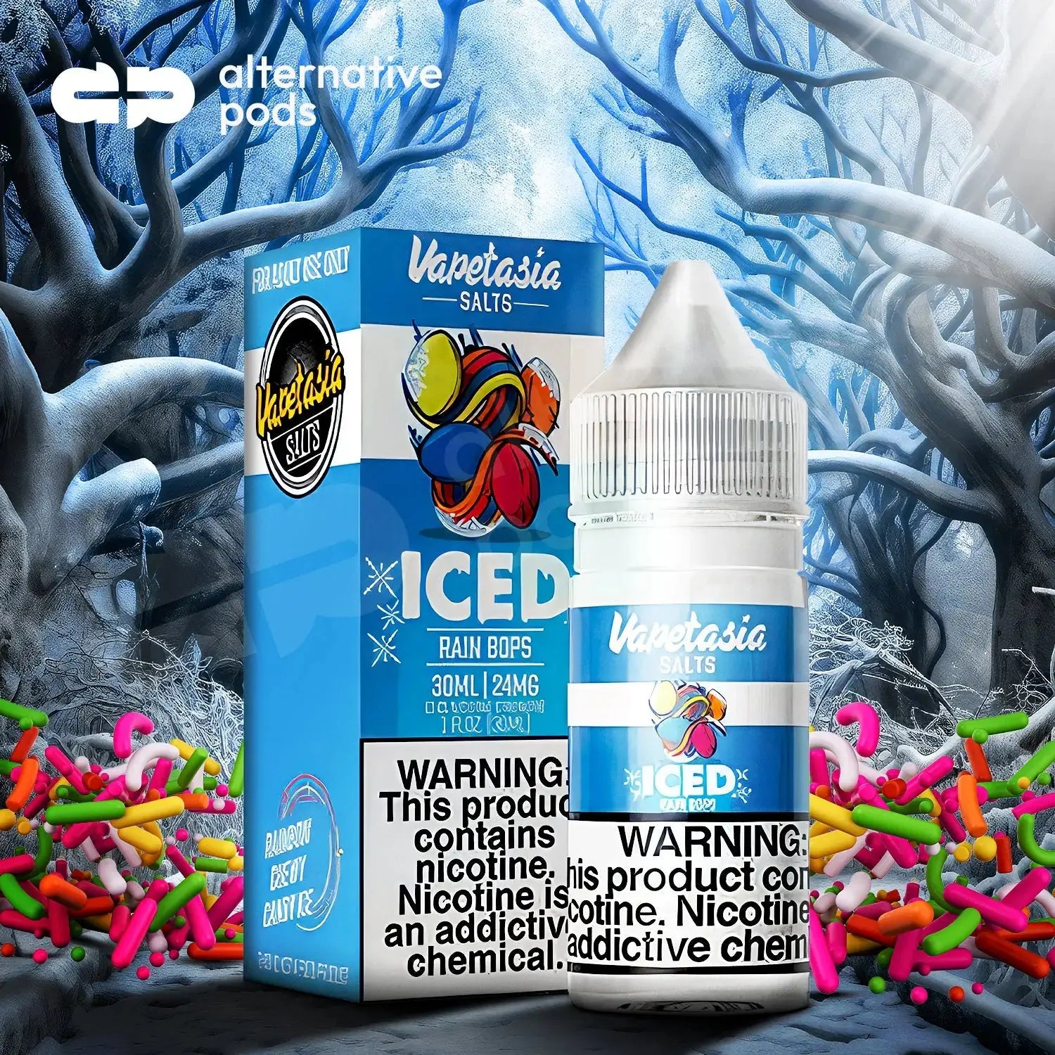 Vapetasia ICED Synthetic Nicotine Salt E-Liquid 30ML - Alternative pods | Online Vape & Smoke Shop