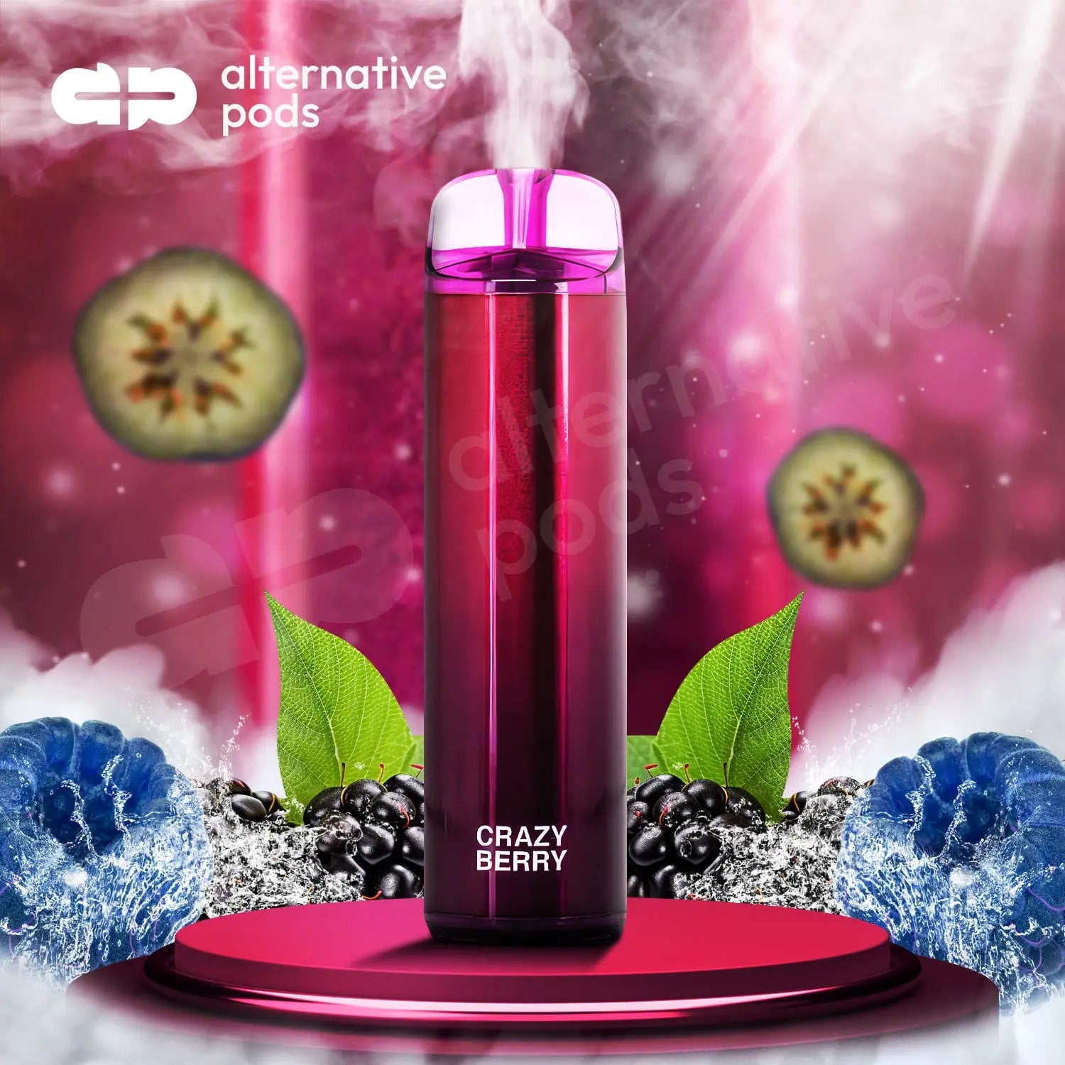 VaporLax BOBO 6000 Puffs Disposable Vape - Crazy Berry