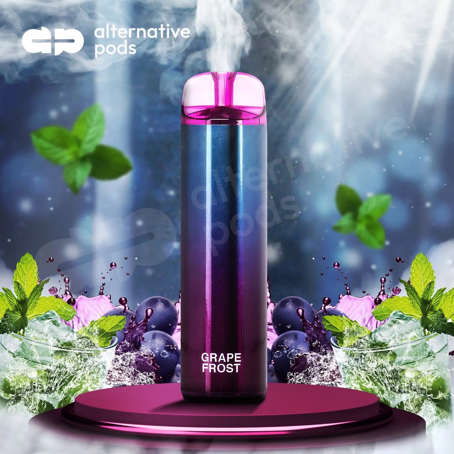 VaporLax BOBO 6000 Puffs Disposable Vape - Grape Frost 