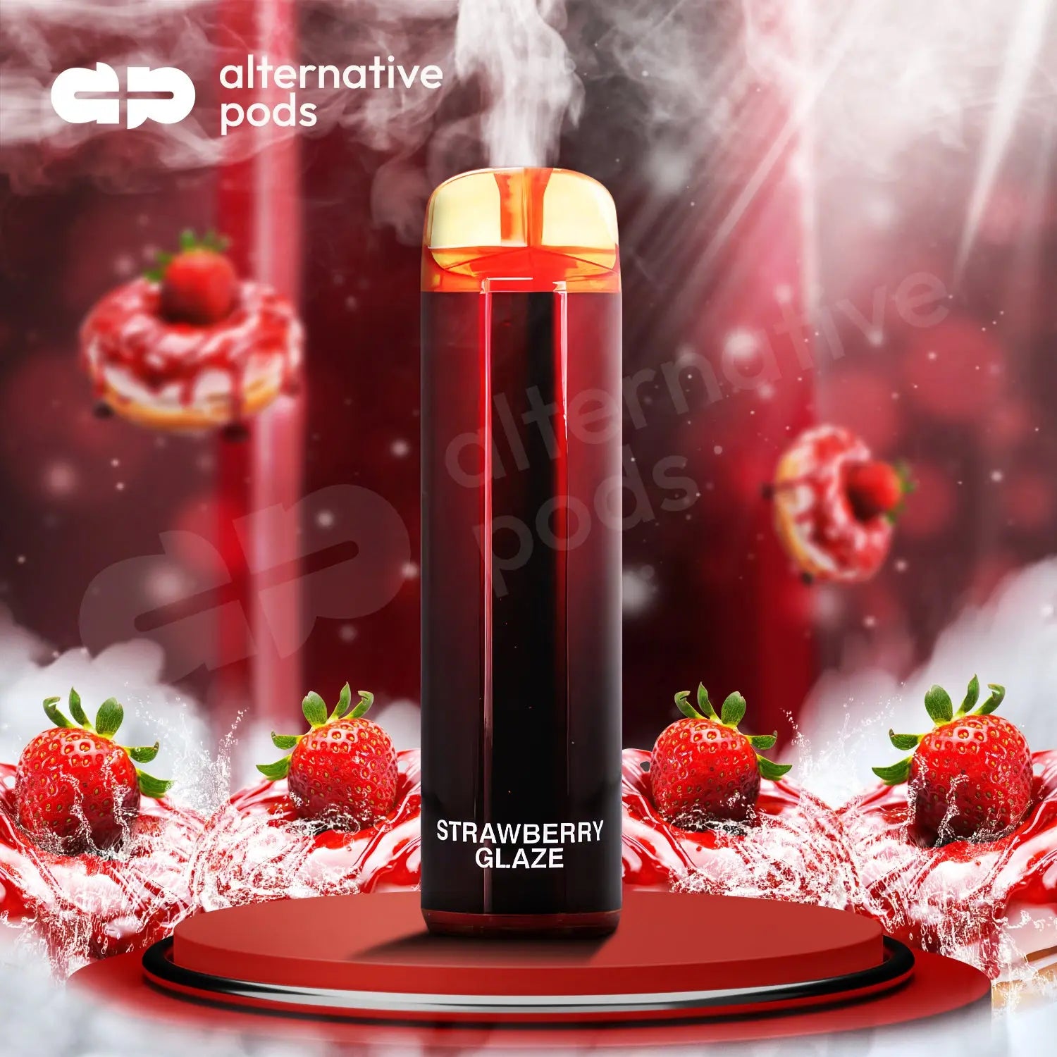 VaporLax BOBO 6000 Puffs Disposable Vape - Strawberry Glaze 