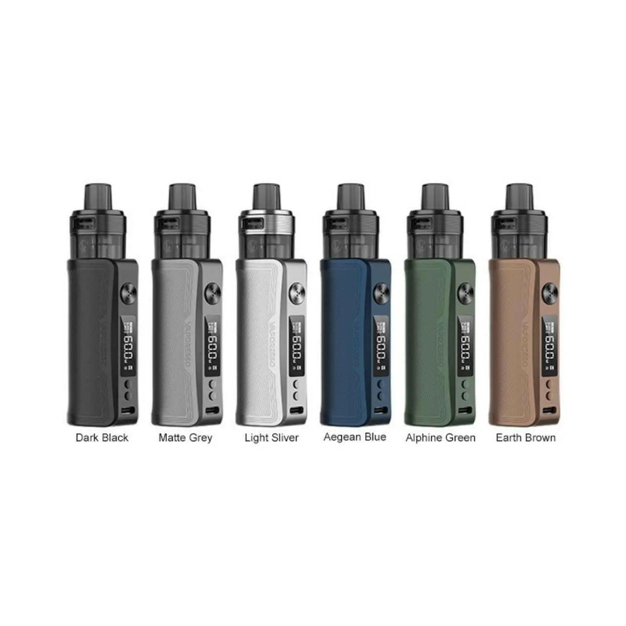 Vaporesso Gen PT60 60W 2500mAh Pod Mod Starter Kit With Refillable 4.5ML xTank Pod - Alternative pods | Online Vape & Smoke Shop