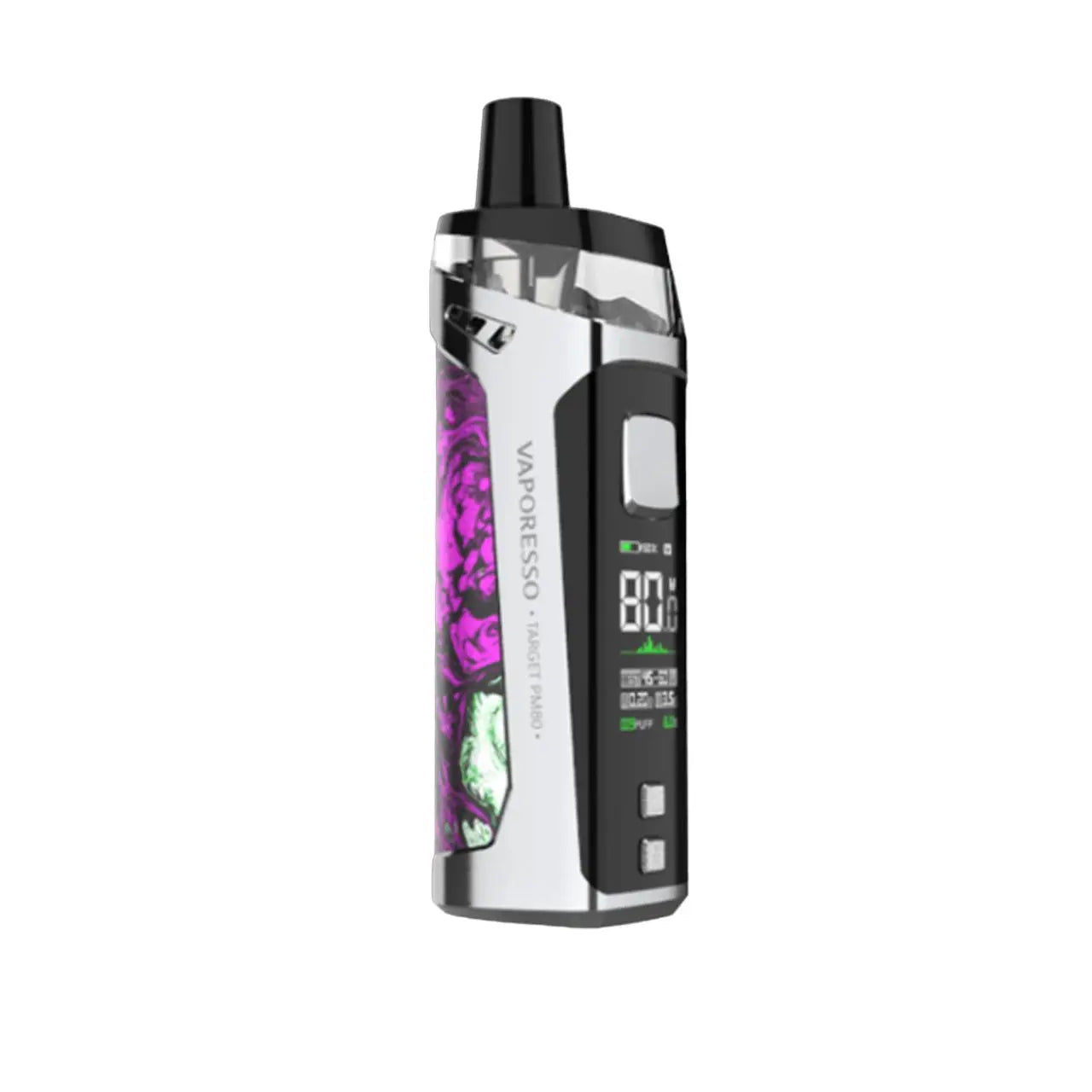 Vaporesso Target PM80 2000mAh Pod System Starter Kit With 2 x 4ML Refi Vaporesso Target PM80 2000mAh Pod System Starter Kit With 2 x 4ML Refi
