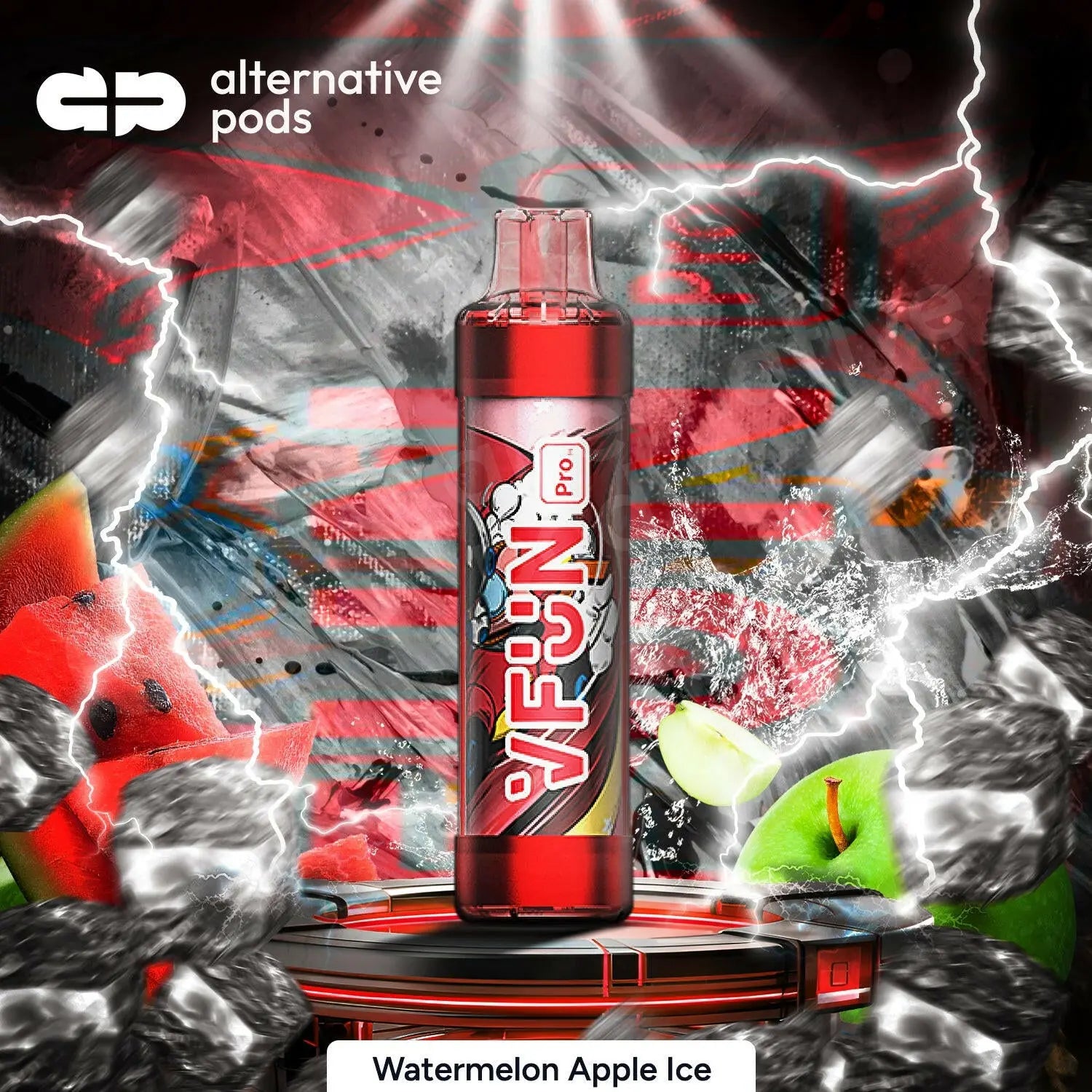 Vfun Pro Disposable Vape - Watermelon Apple Ice 
