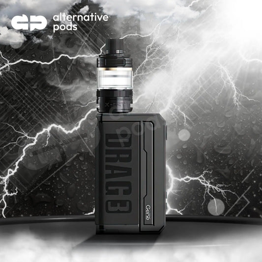 VooPoo Drag 3 TPP-X 177W 18650 Pod System Starter Kit With Refillable 5.5ML Pod - Alternative pods | Online Vape & Smoke Shop