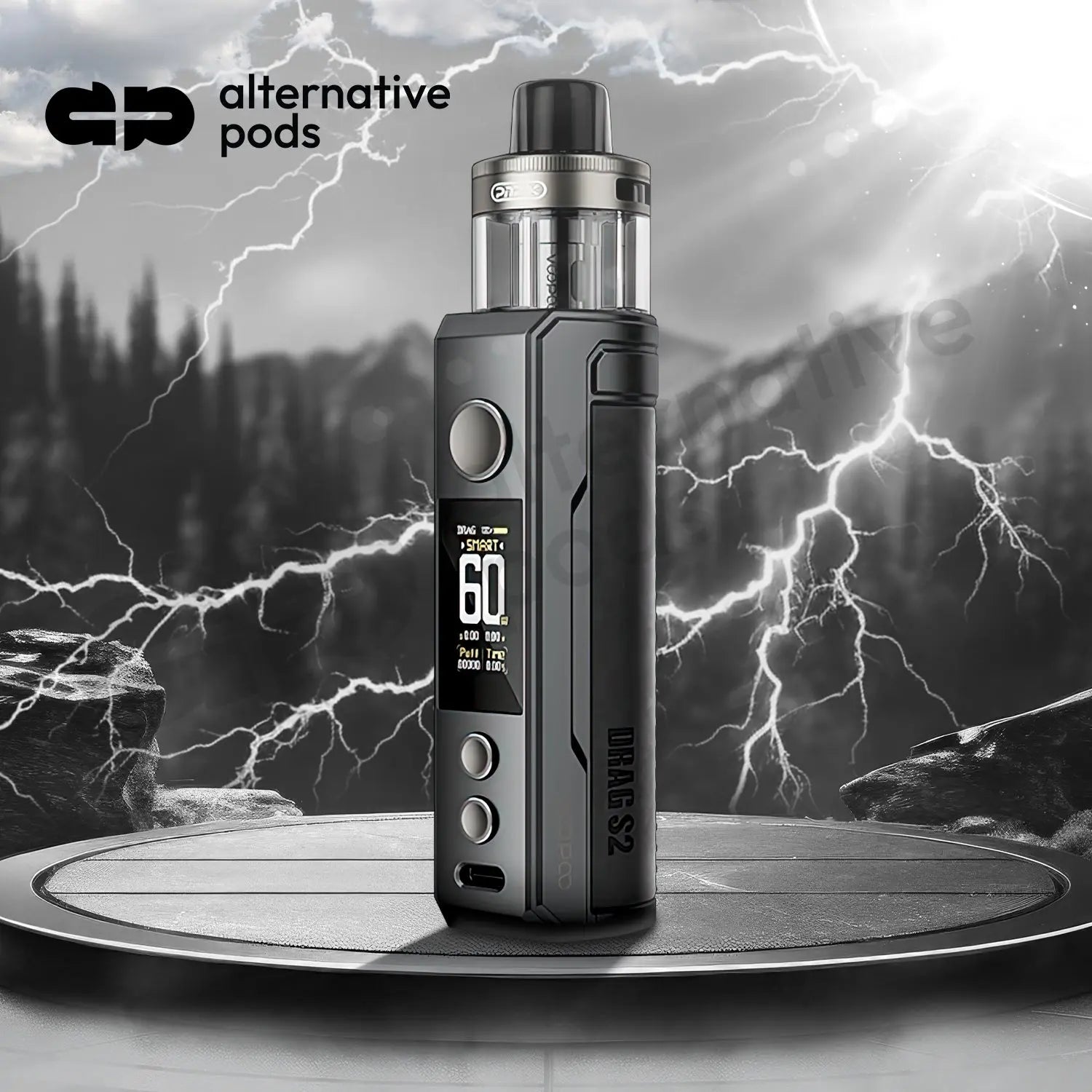 Voopoo Vape Products VooPoo DRAG E60 2550mAh Pod System Starter Kit With Refillable 4.5ML P Voopoo Vape Products VooPoo DRAG E60 2550mAh Pod System Starter Kit With Refillable 4.5ML P