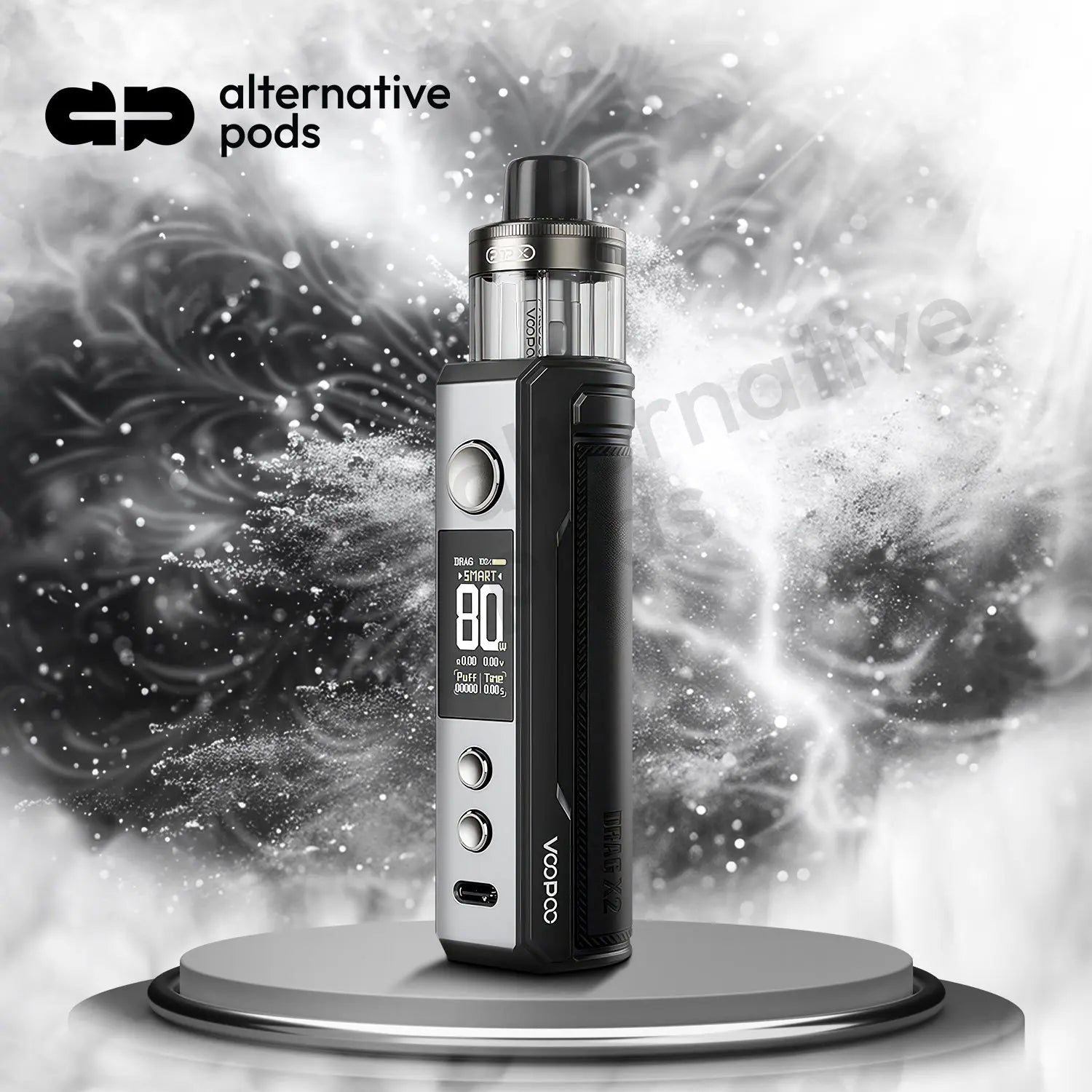 VooPoo Drag X2 80W 18650 Pod System Starter Kit - Alternative pods | Online Vape & Smoke Shop