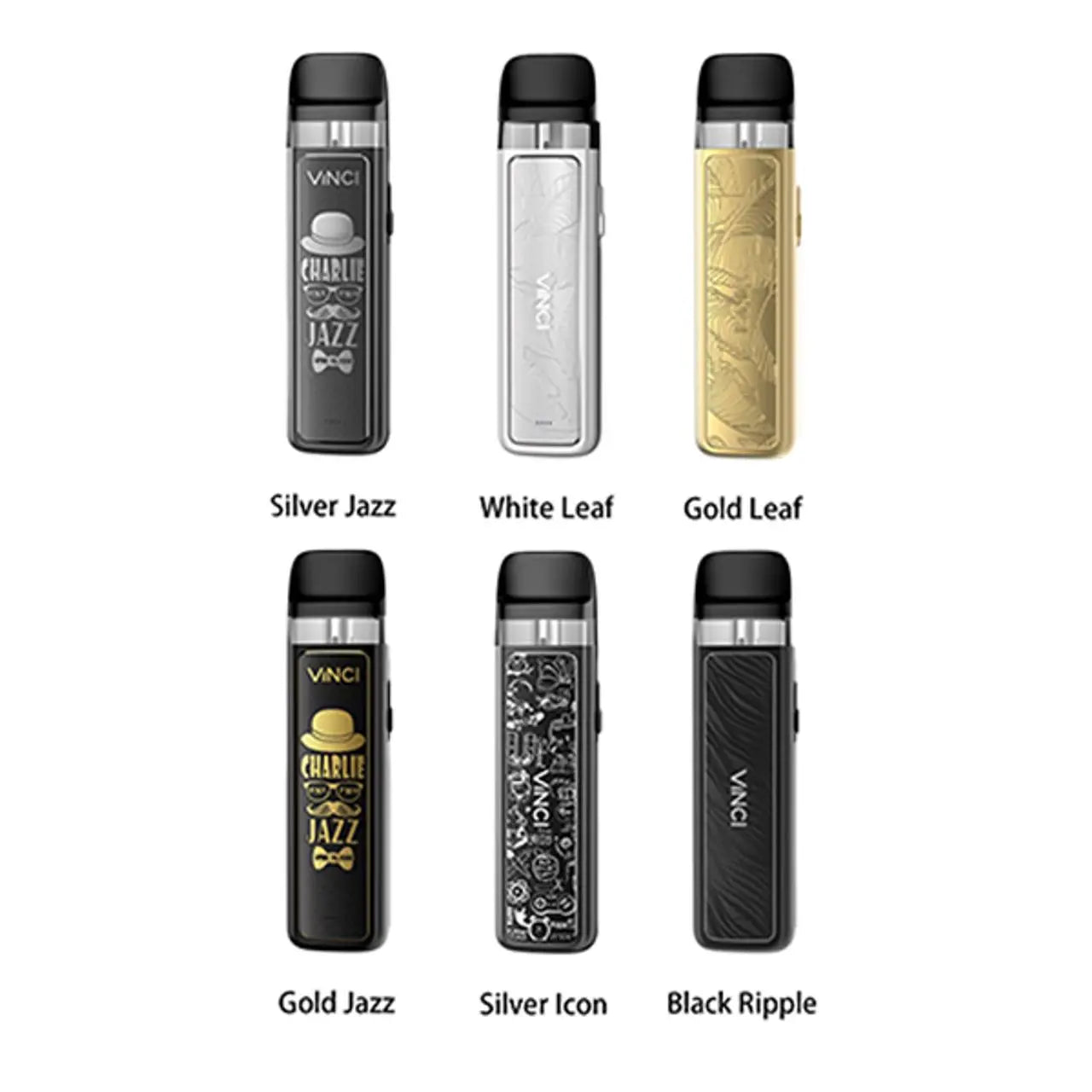 VooPoo Vinci Royal Edition 15W 800mAh Pod System With 2 x Refillable 2ML Cartridge Pod - Alternative pods | Online Vape & Smoke Shop