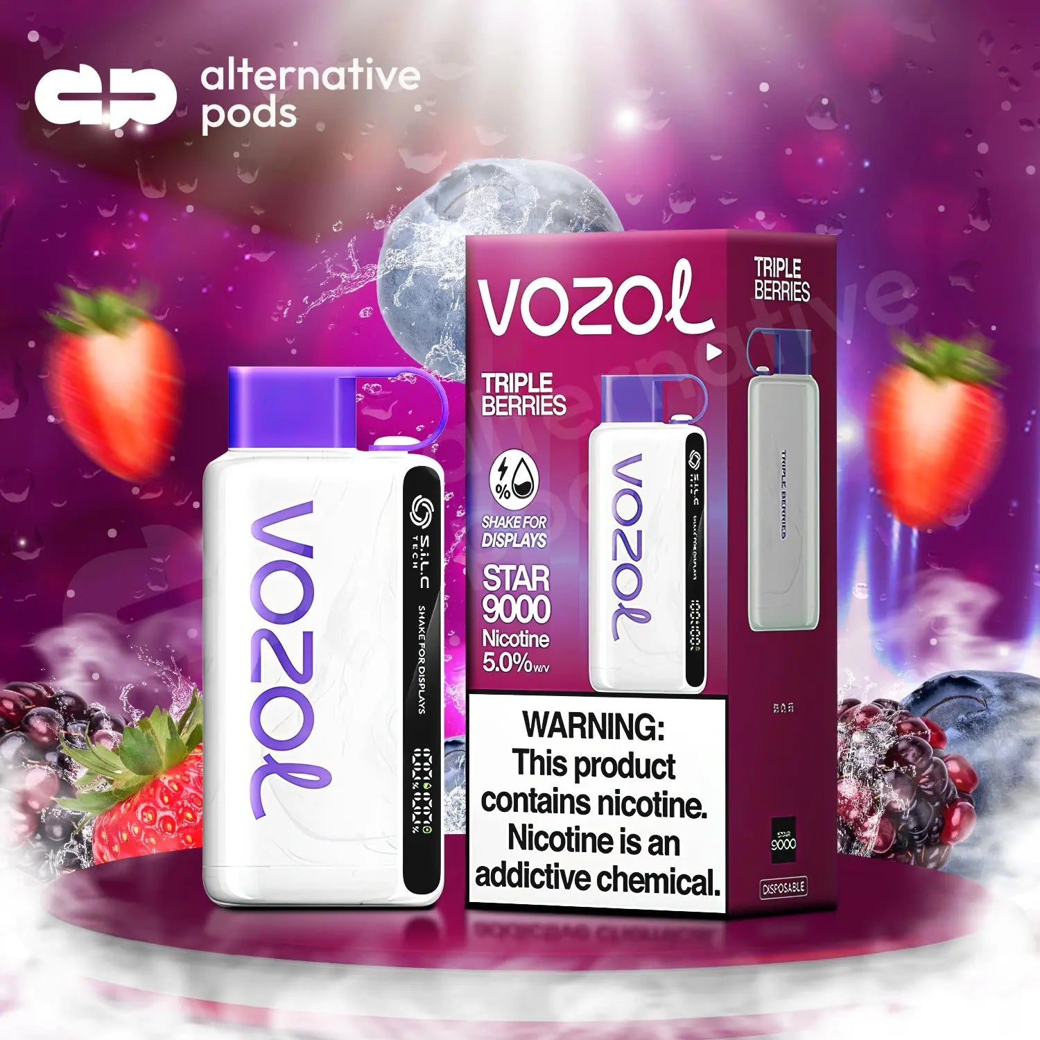 Vozol Star 9000 Disposable - Alternative pods | Online Vape & Smoke Shop