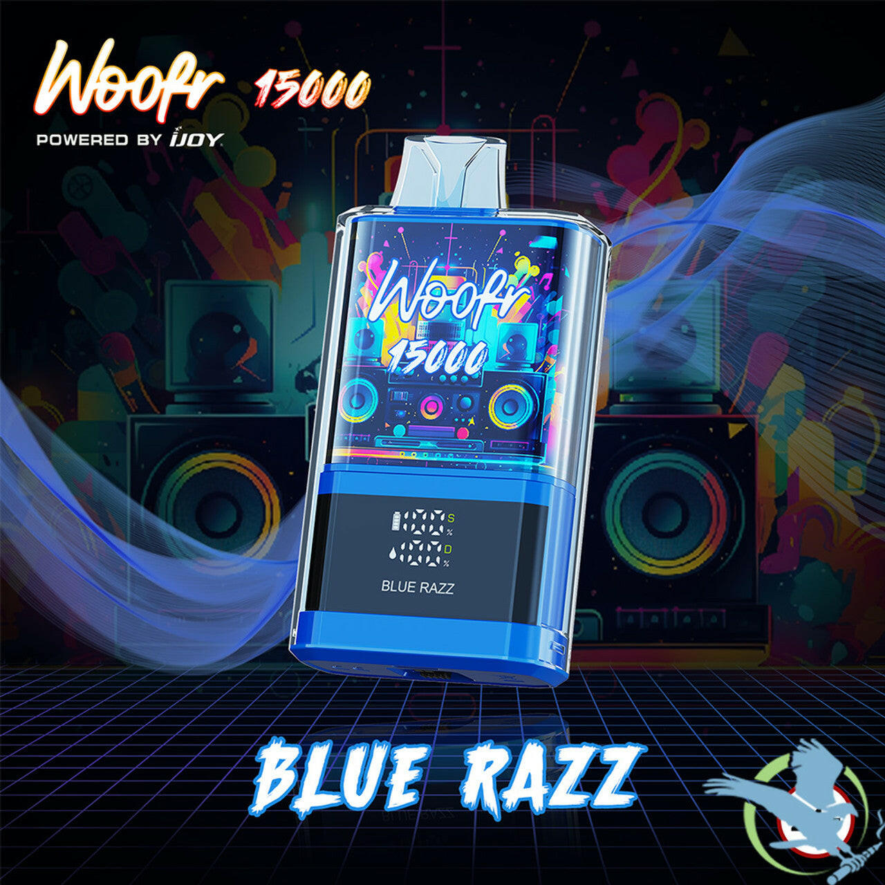 Woofr 15000 Disposable - Blue Razz