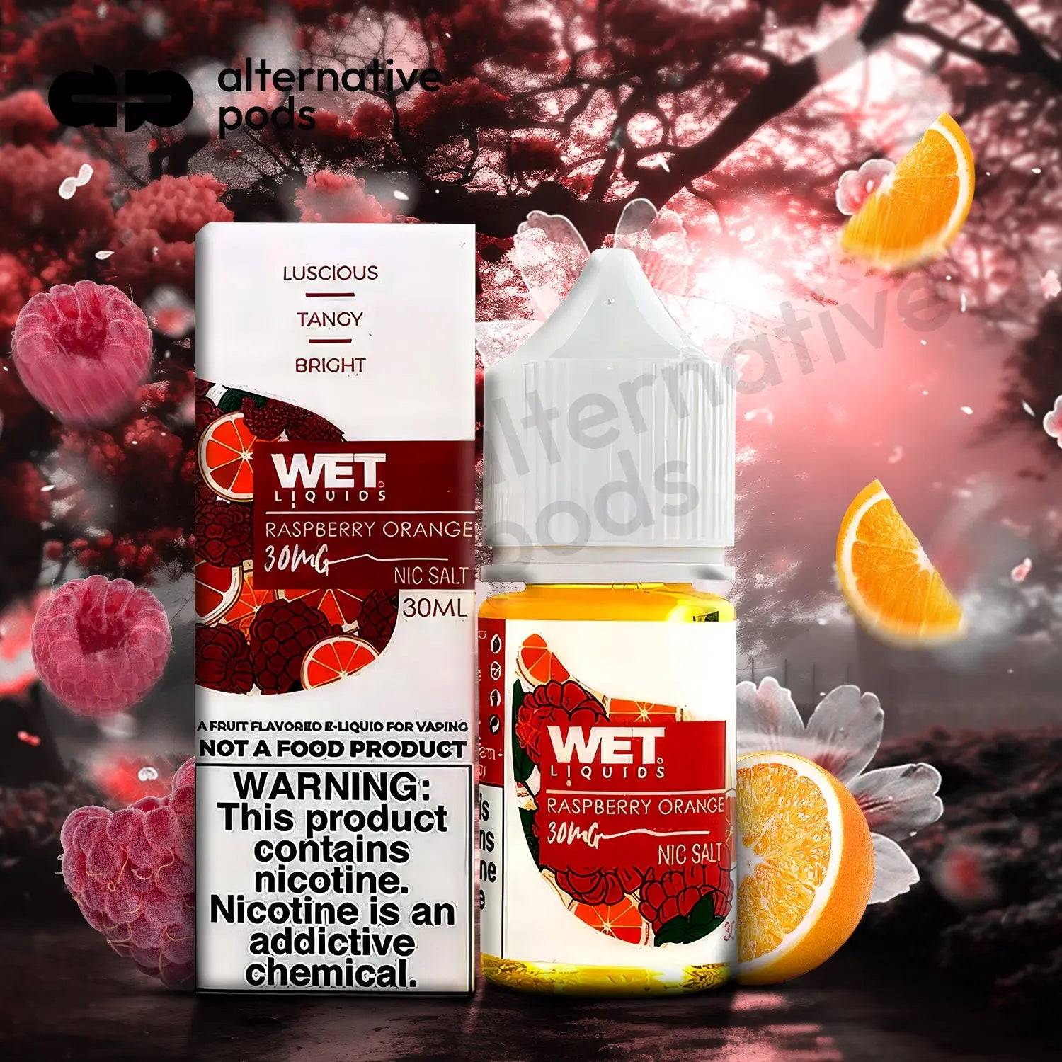 Wet Liquids Salt Nicotine Salt E-Liquid 30ML - Alternative pods | Online Vape & Smoke Shop