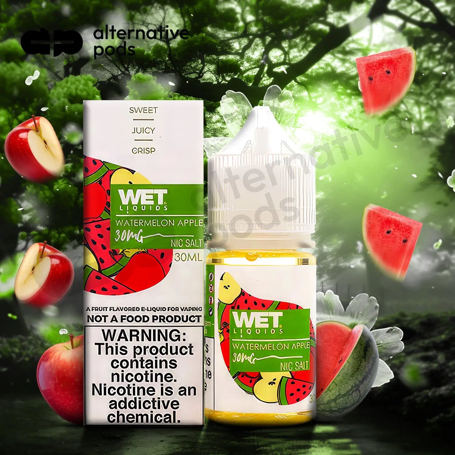 Wet Liquids Salt Nicotine Salt E-Liquid 30ML - Alternative pods | Online Vape & Smoke Shop