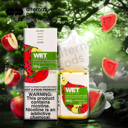 Wet Liquids Salt Nicotine Salt E-Liquid 30ML - Alternative pods | Online Vape & Smoke Shop