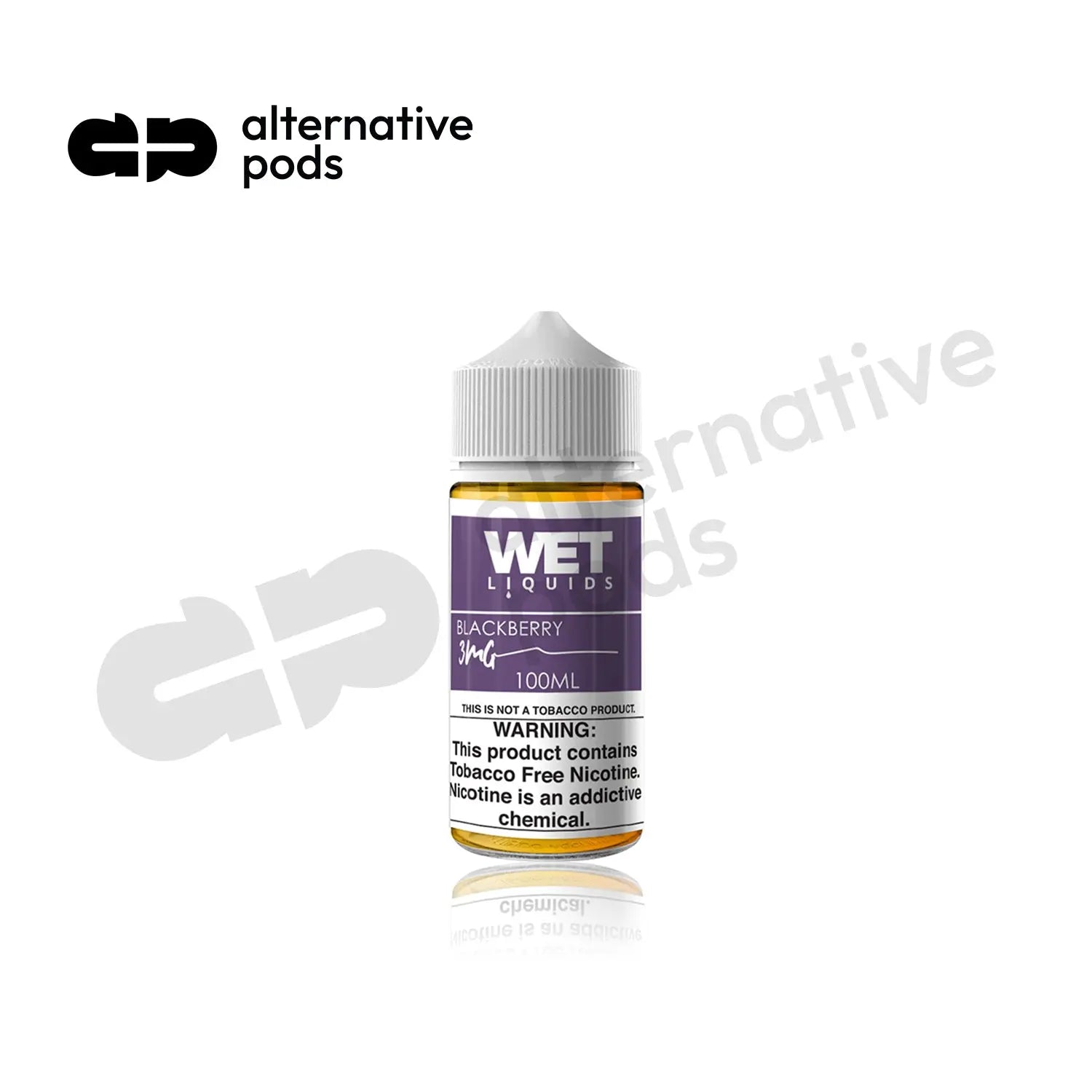 Wet Liquids Synthetic Nicotine E-Liquid 100ML - Alternative pods | Online Vape & Smoke Shop