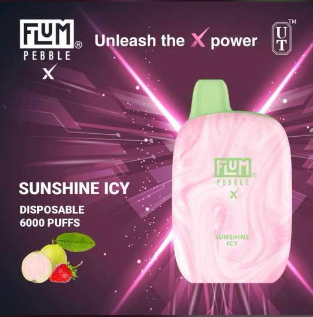 Flum Pebble X 6000-Sunshine Icy
