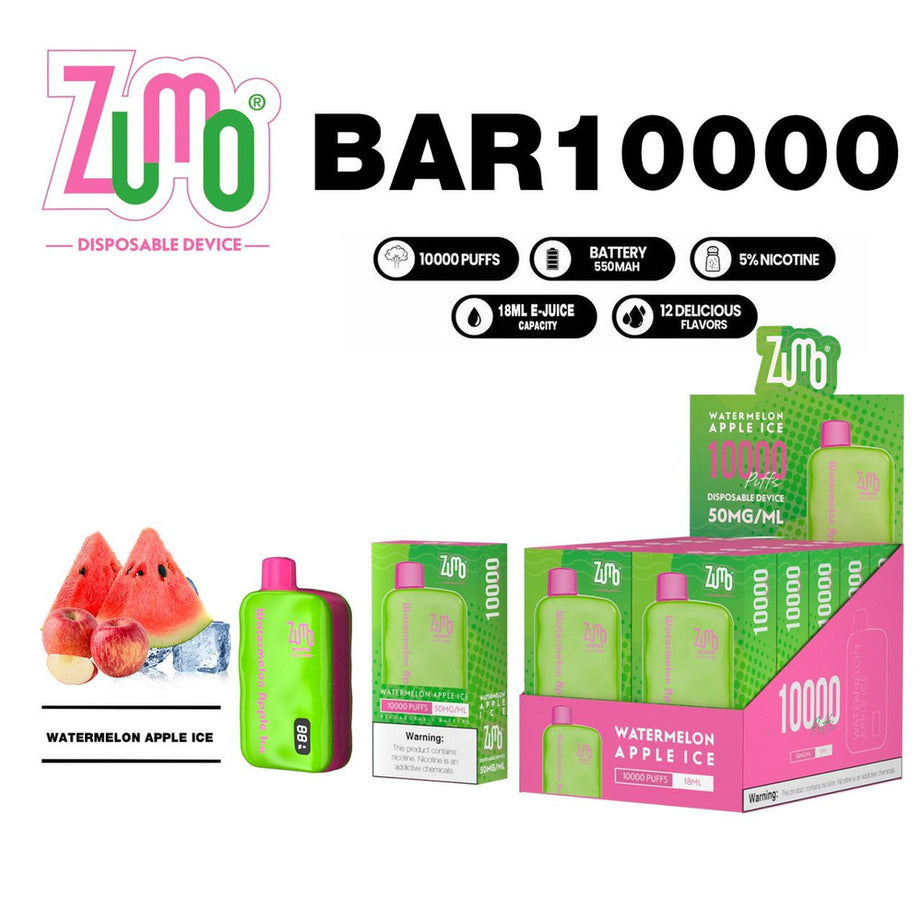 ZUMO BAR 10000 - Watermelon Apple Ice
