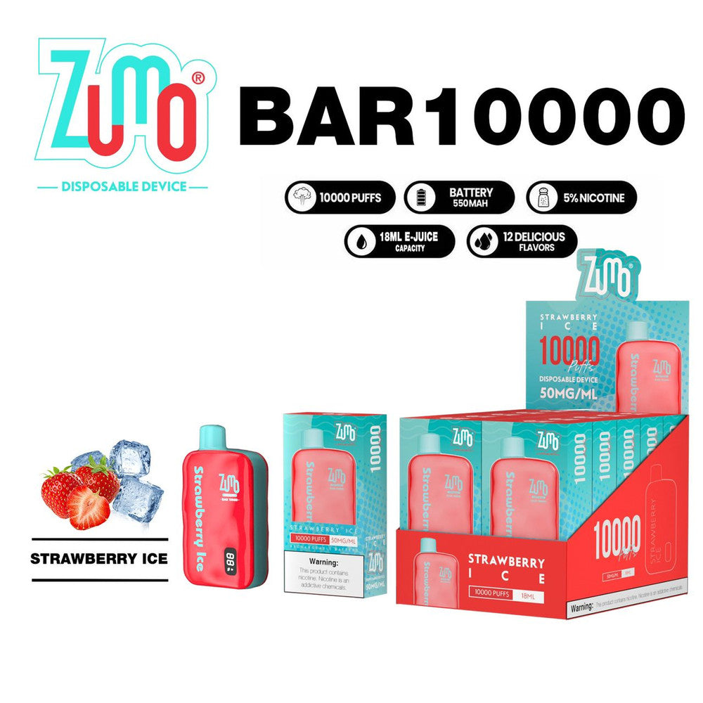 ZUMO BAR 10000 - Strawberry Ice