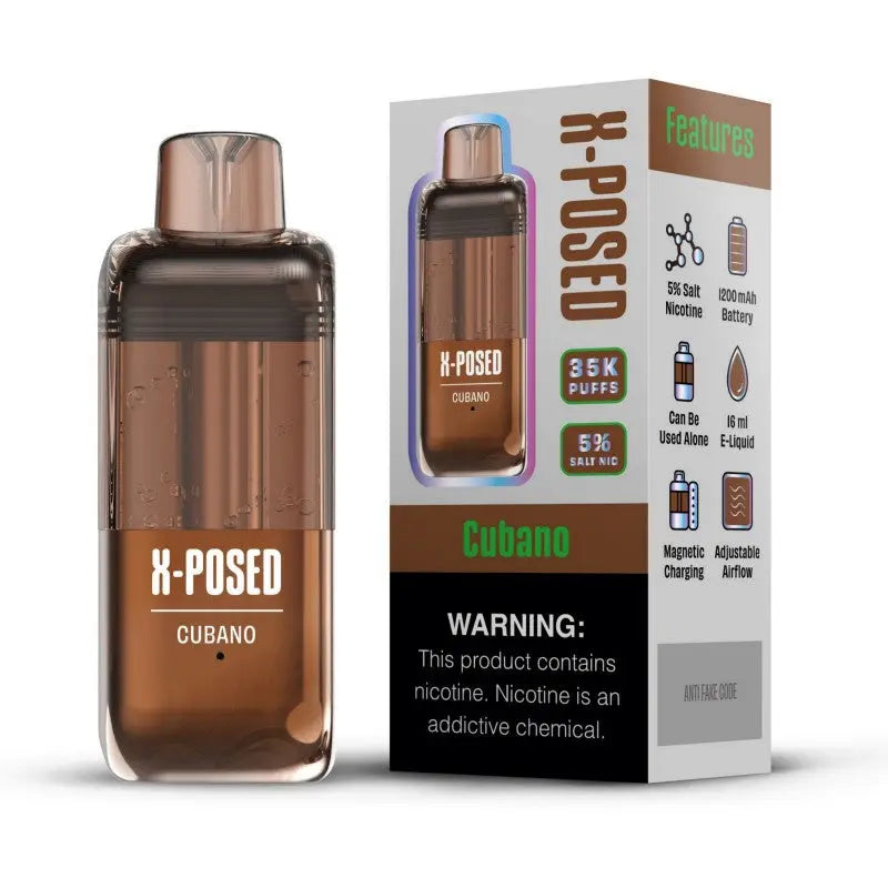 X-Posed 35K Disposable Pod - Cubano 