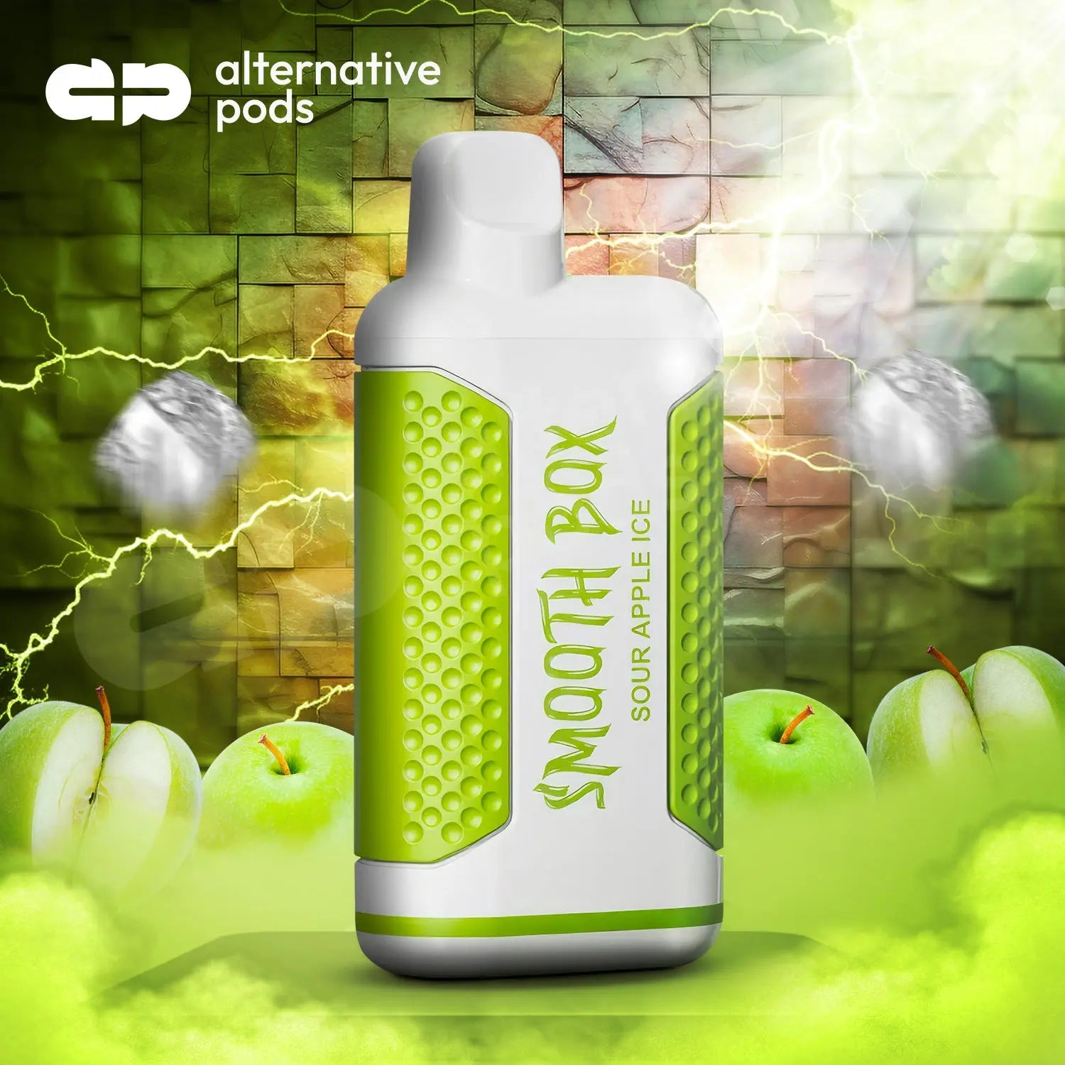 YIBLA SMOOTH BOX KANGVAPE 5500 - Sour Apple Ice 