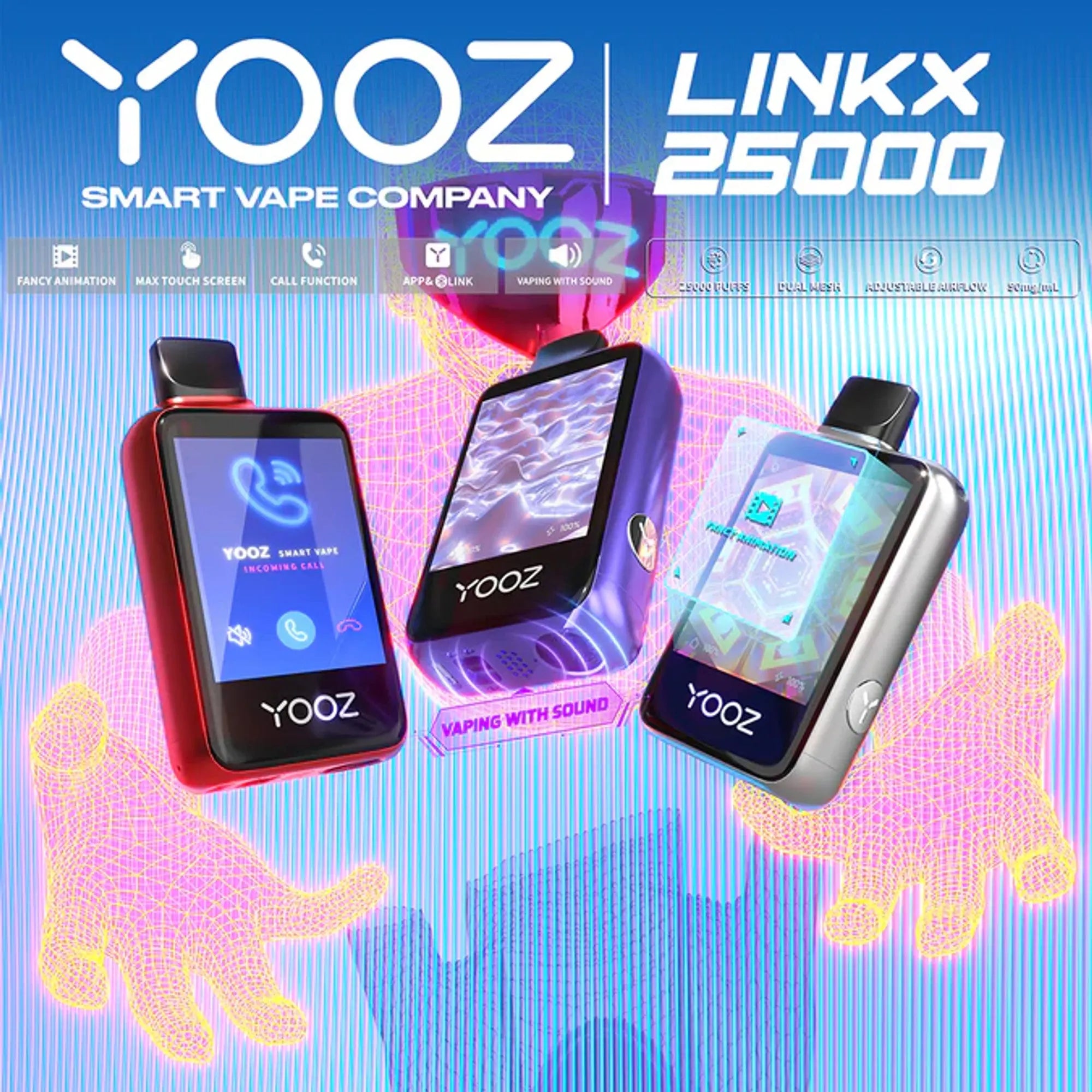 YOOZ LINKX 25K Disposable Vape 5% YOOZ LINKX 25K Disposable Vape 5%