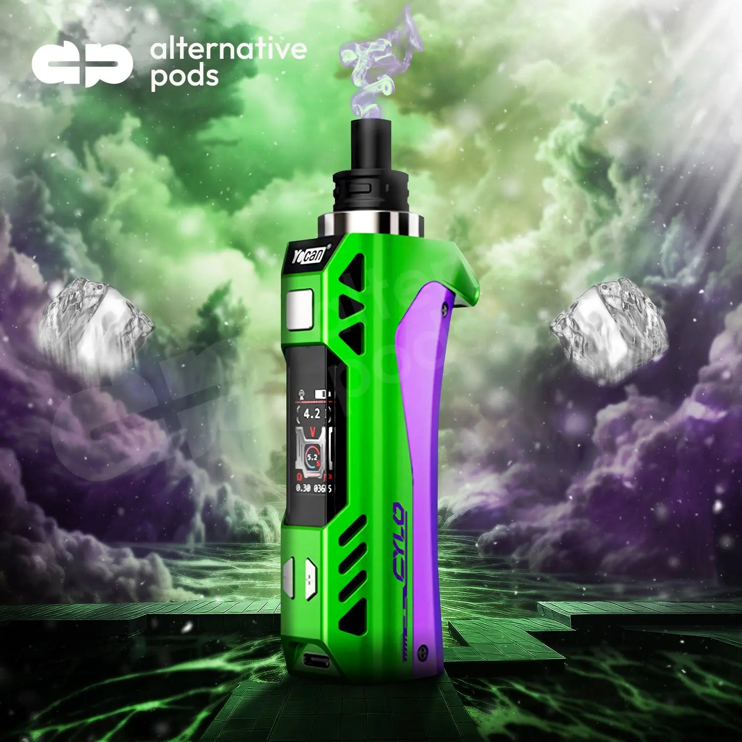 Yocan CYLO Portable Wax Vaporizer With TFT Screen Yocan CYLO Portable Wax Vaporizer With TFT Screen