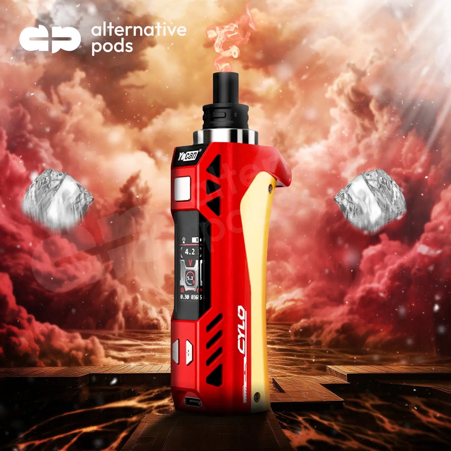 Yocan CYLO Portable Wax Vaporizer With TFT Screen Yocan CYLO Portable Wax Vaporizer With TFT Screen