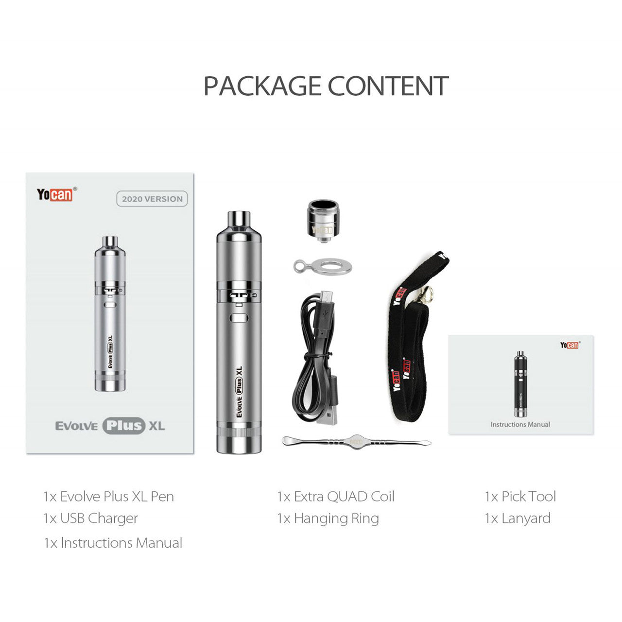 Yocan Evolve Plus XL 1400mAh Vaporizer Kit 2020 - Online Vape Shop | Alternative pods | Affordable Vapor Store | Vape Disposables