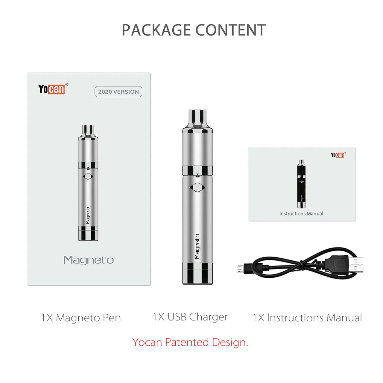Yocan Magneto 1100mAh Vaporizer Kit 2020 Edition - Alternative pods | Online Vape & Smoke Shop