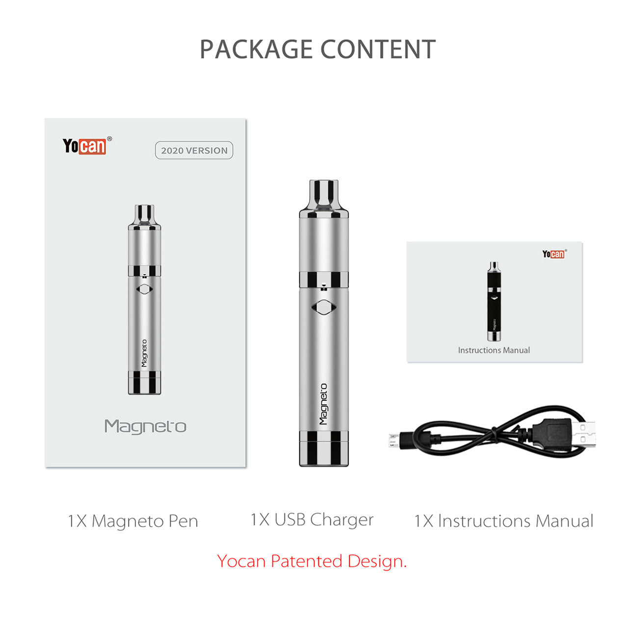 Yocan Magneto 1100mAh Vaporizer Kit 2020 Edition - Online Vape Shop | Alternative pods | Affordable Vapor Store | Vape Disposables