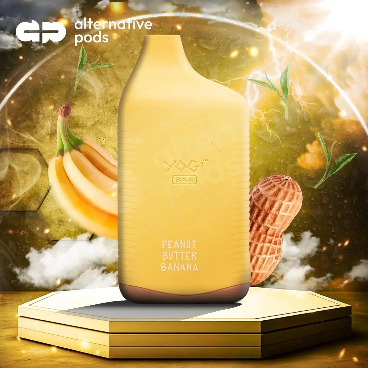 Peanut Butter Flavored Vape Yogi Bar 8000 Disposable Vape Peanut Butter Vape Juice Flavors | Breazy Peanut Butter Flavored Vape Yogi Bar 8000 Disposable Vape Peanut Butter Vape Juice Flavors | Breazy