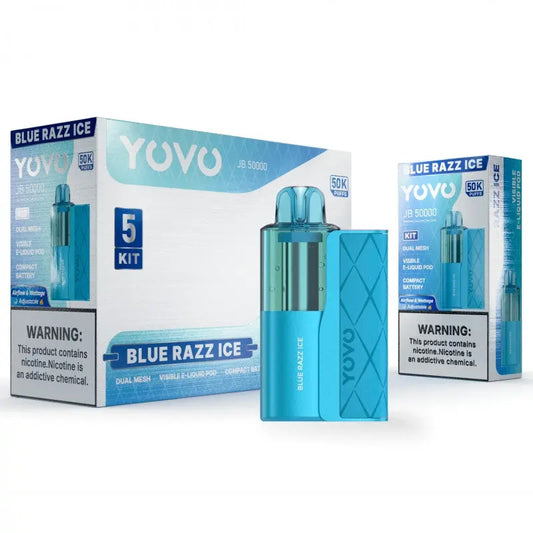 Yovo JB50000 Disposable Pod Kit - Blue Razz Ice 
