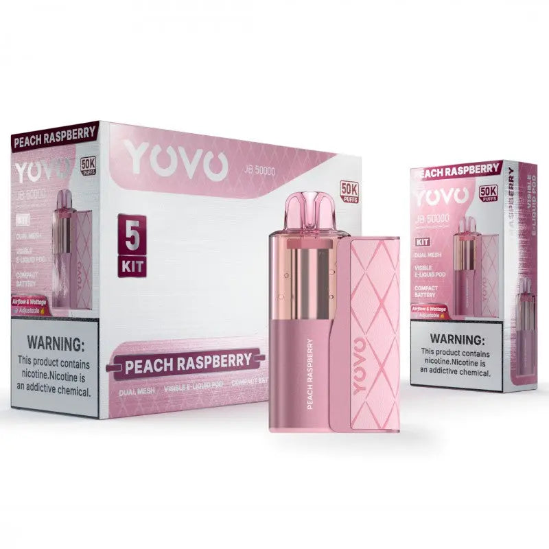 Yovo JB50000 Disposable Pod Kit - Peach Raspberry 