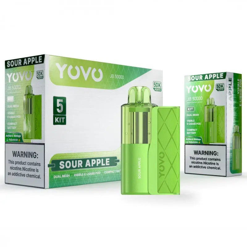 Yovo JB50000 Disposable Pod Kit - Sour Apple 