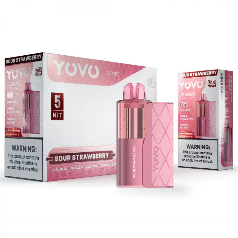 Yovo JB50000 Disposable Pod Kit - Sour Strawberry 